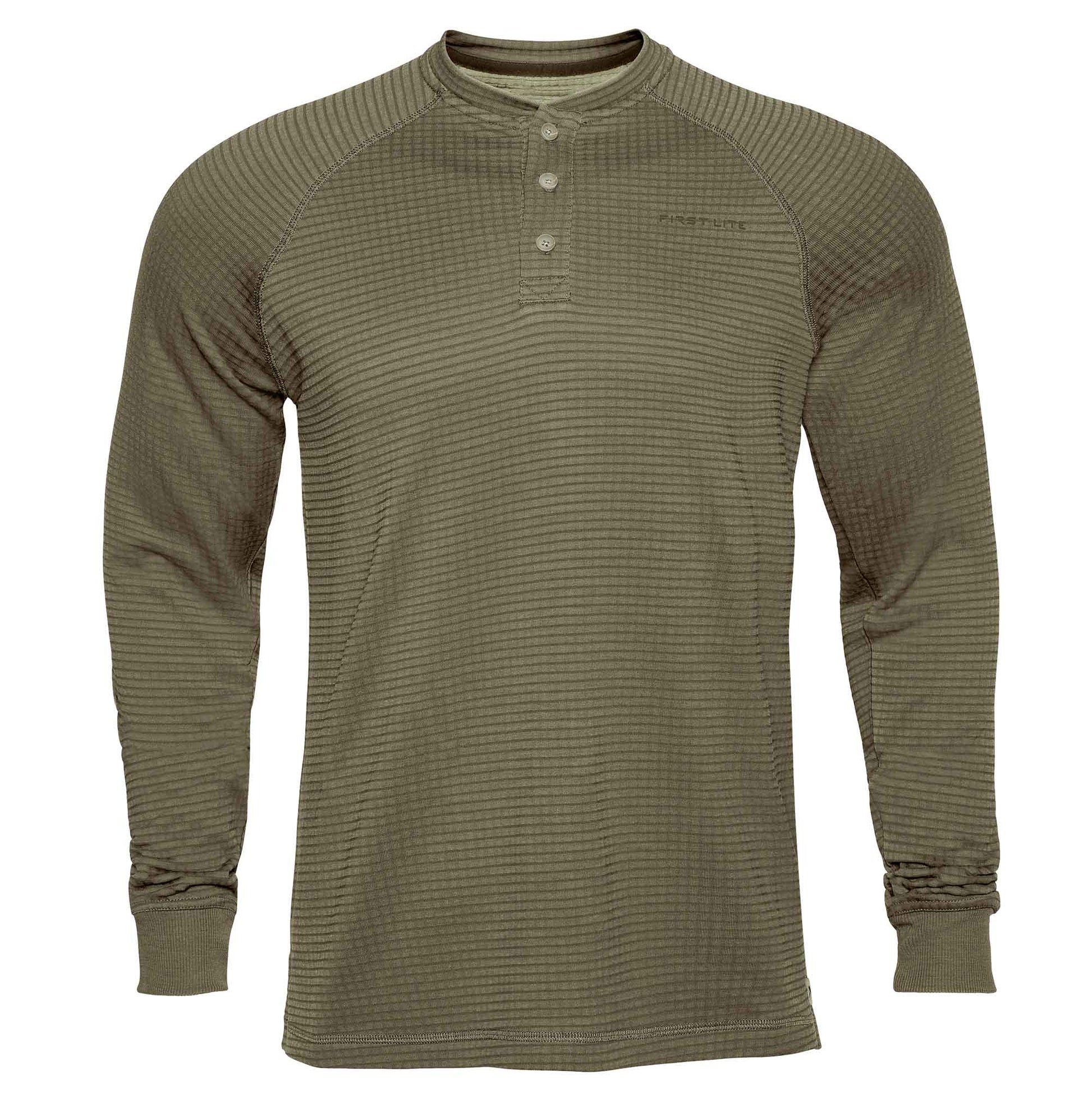 First Lite ThermaGrid Merino Wool Henley