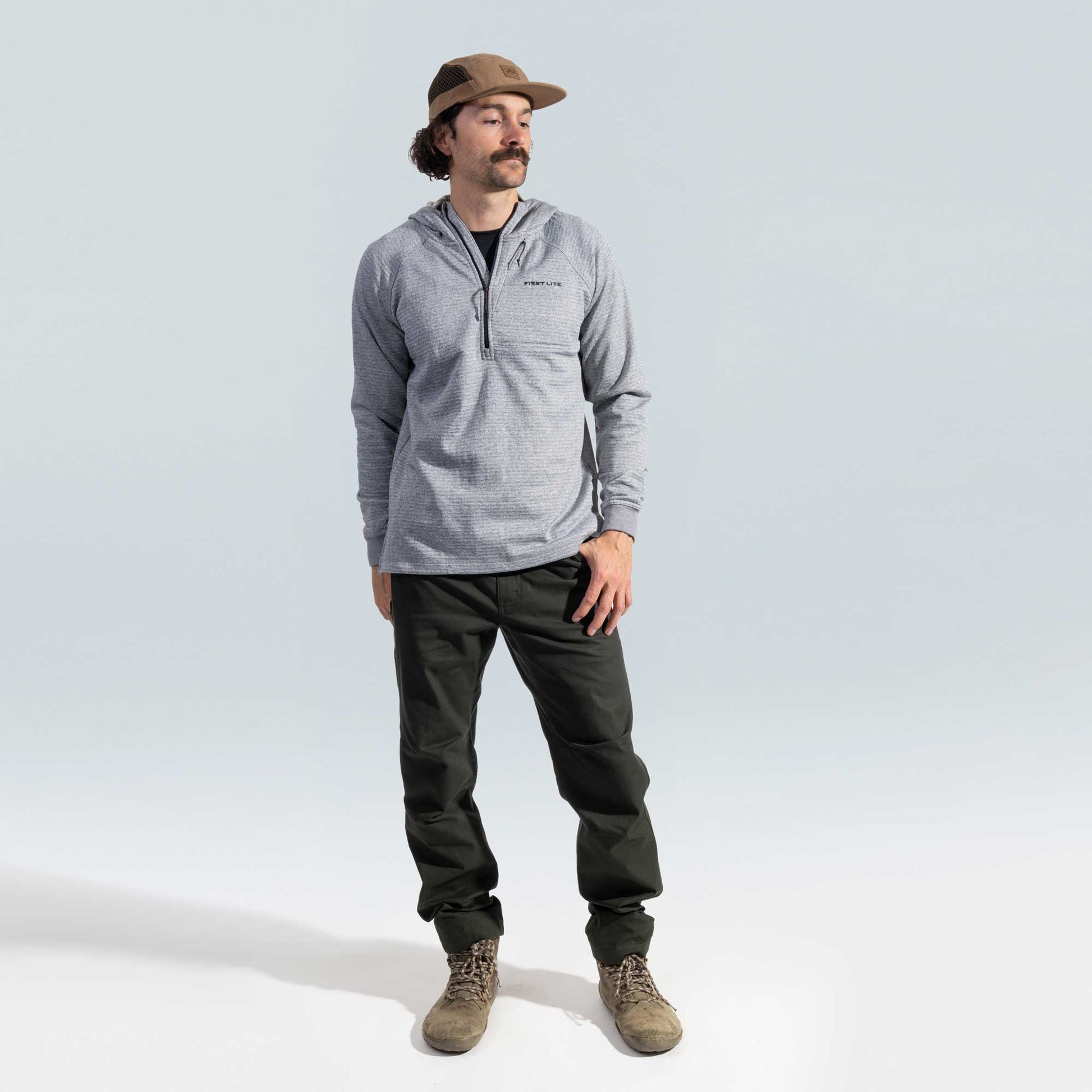 First Lite ThermaGrid Merino Wool Hoody
