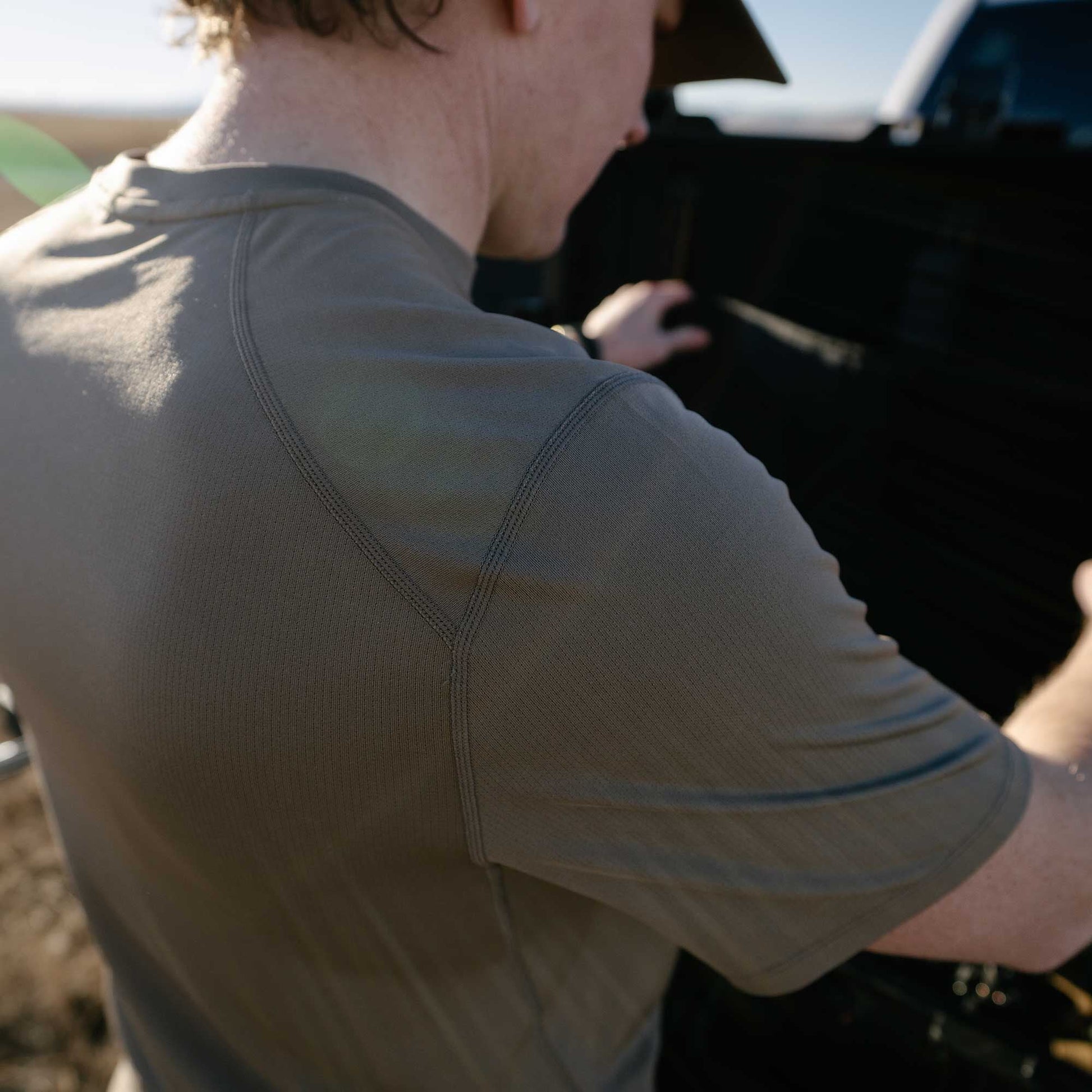 First Lite Men's Yuma Synthetic Short Sleeve Crew