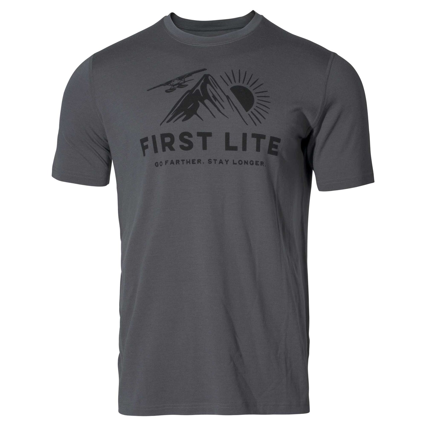 First Lite Men's Aerowool Tech Tee At First Lite