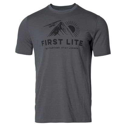First Lite Men's Aerowool Tech Tee At First Lite