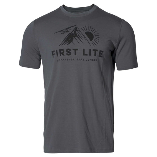 First Lite Men's Aerowool Tech Tee At First Lite