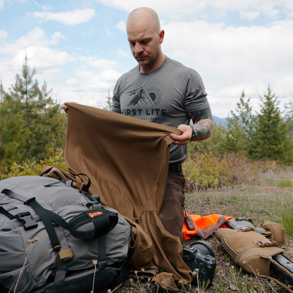 First Lite Men's Aerowool Tech Tee At First Lite