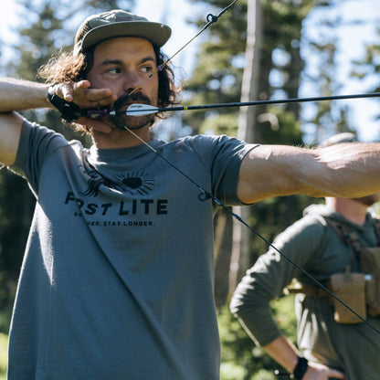 First Lite Men's Aerowool Tech Tee At First Lite