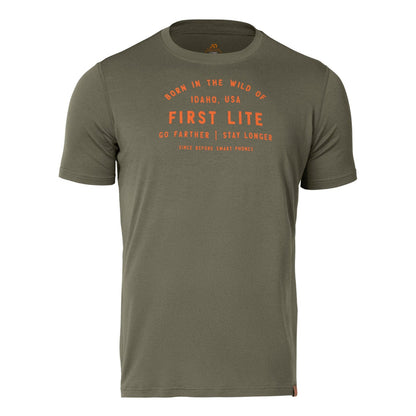 First Lite Men's Aerowool Tech Tee Standard Issue