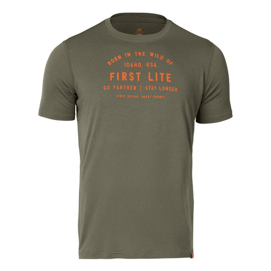 First Lite Men's Aerowool Tech Tee Standard Issue