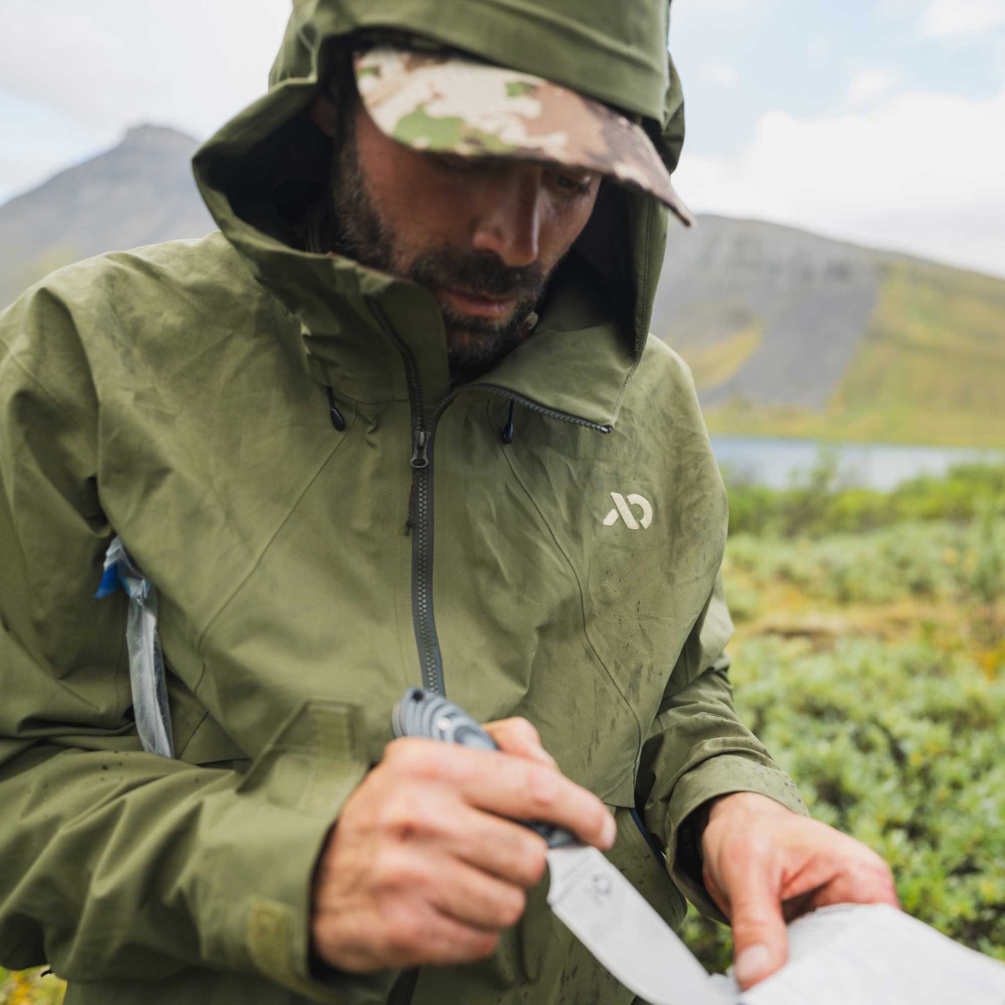 First Lite Men's Borah Rain Jacket