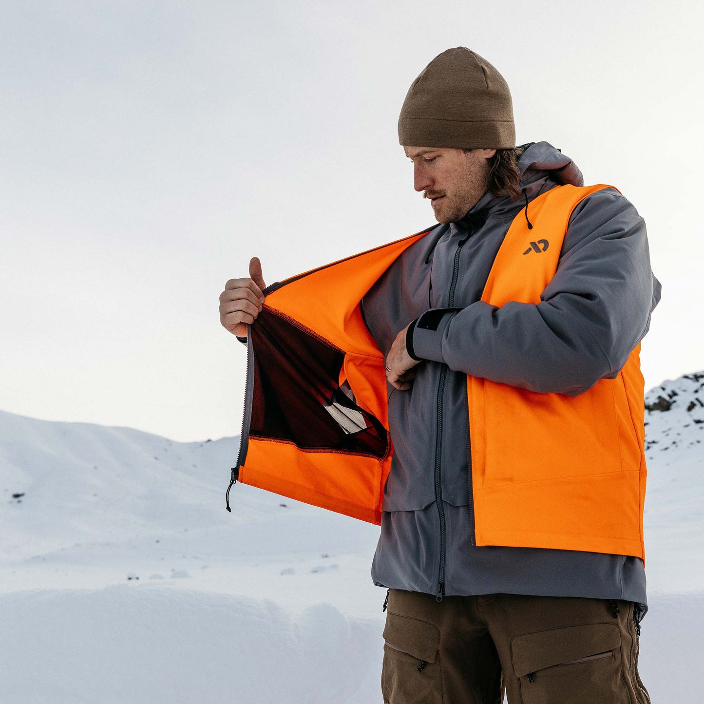 First Lite Charge Hunters Orange Vest