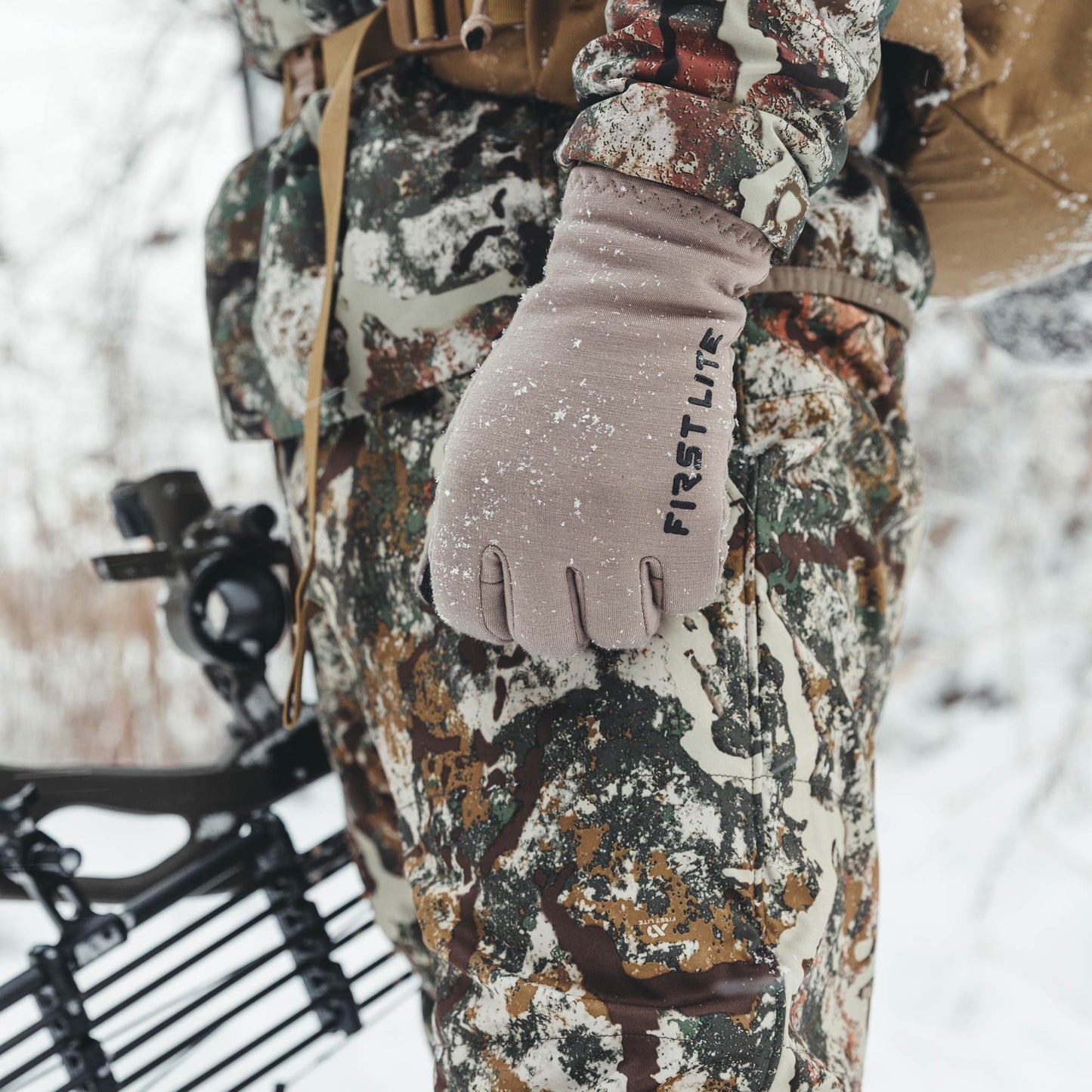 First Lite Rugged Wool Fleece Glove