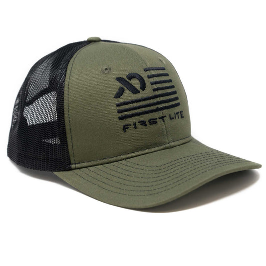 First Lite Flag Trucker Hat