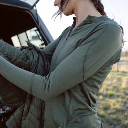 First Lite Women's Wick Quarter Zip