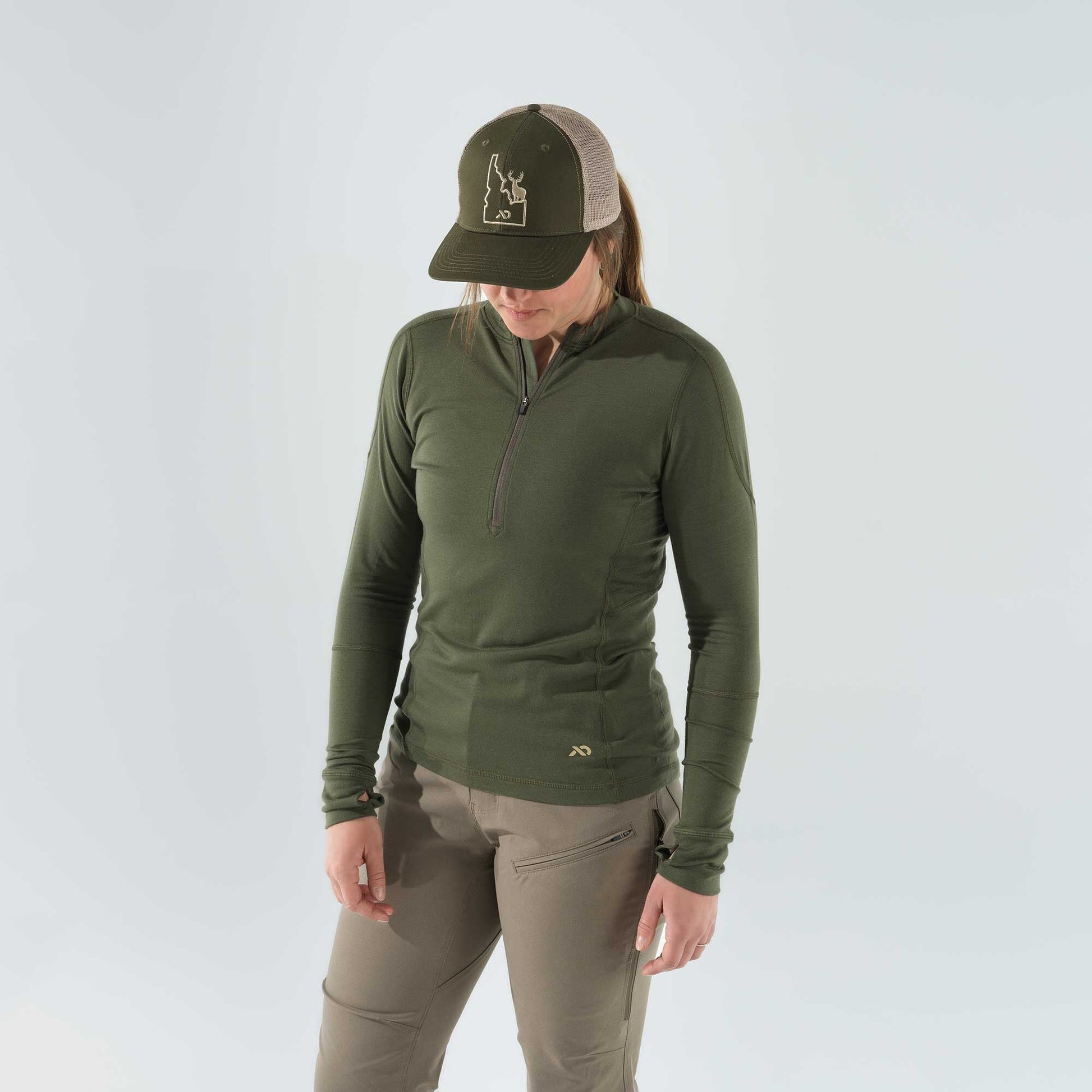 First Lite Women's Wick Quarter Zip