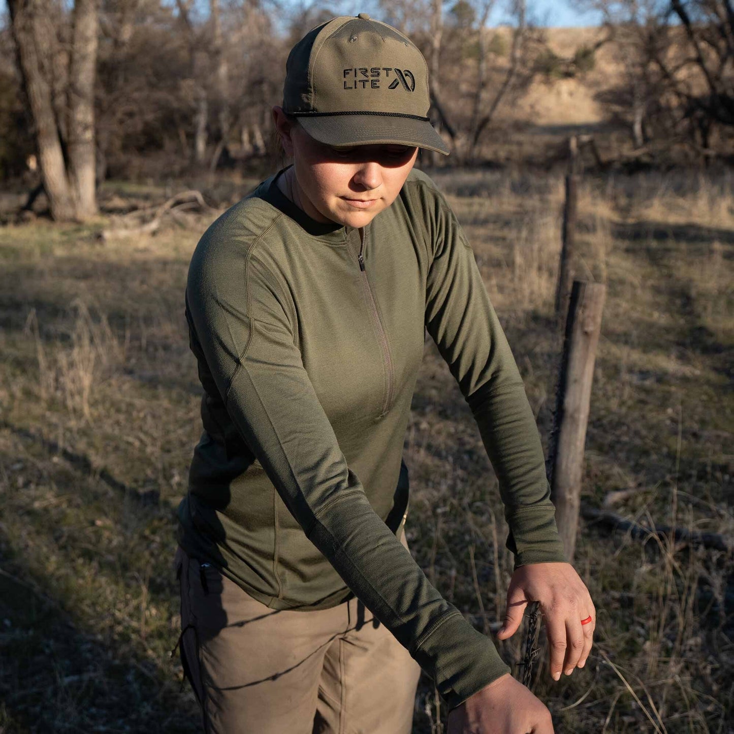First Lite Women's Wick Quarter Zip