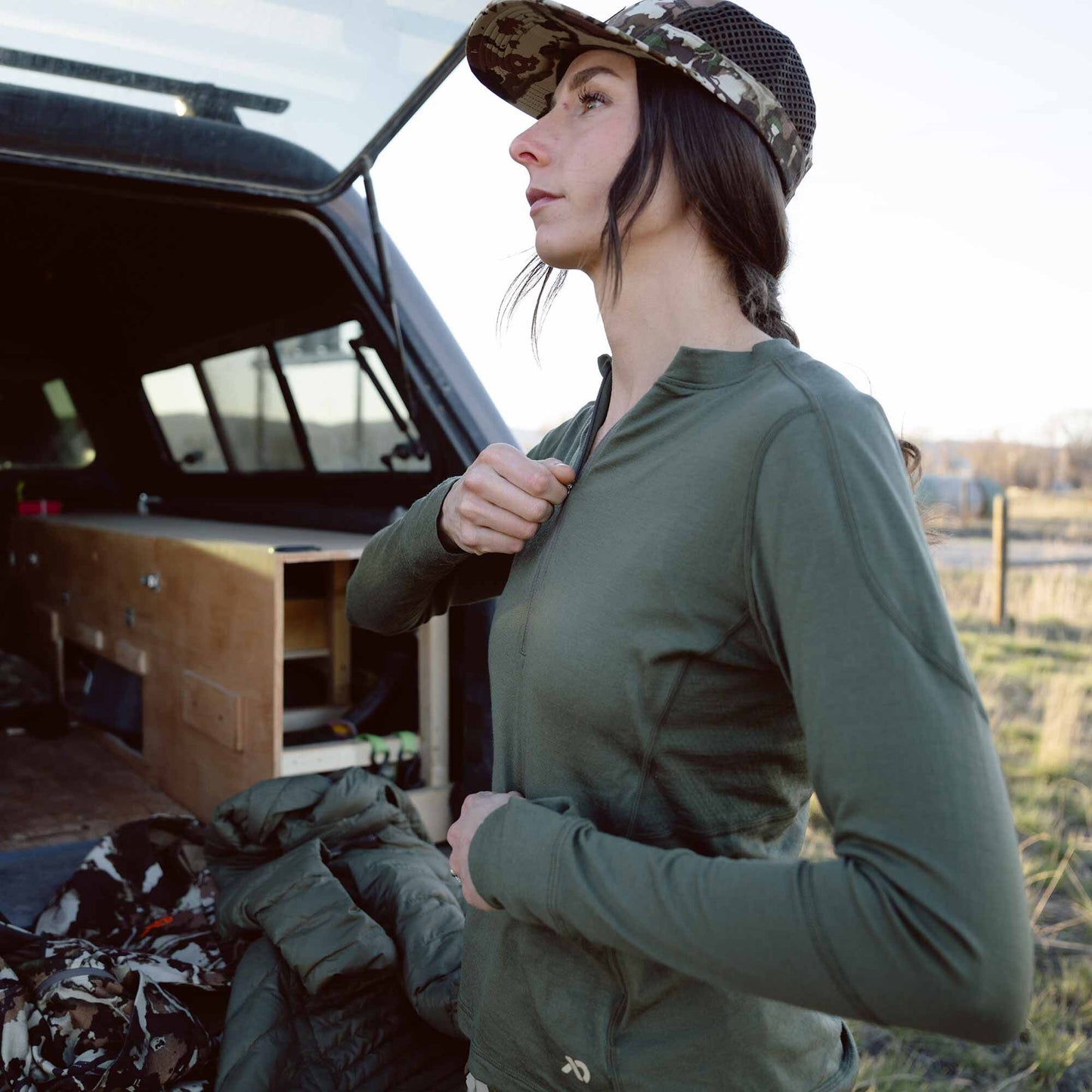 First Lite Women's Wick Quarter Zip