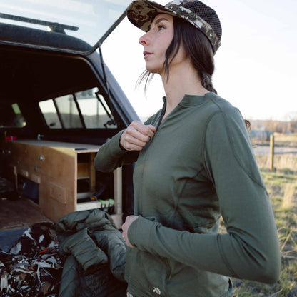 First Lite Women's Wick Quarter Zip