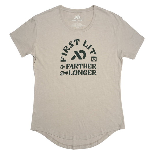 First Lite Women's Text Lockup T-Shirt