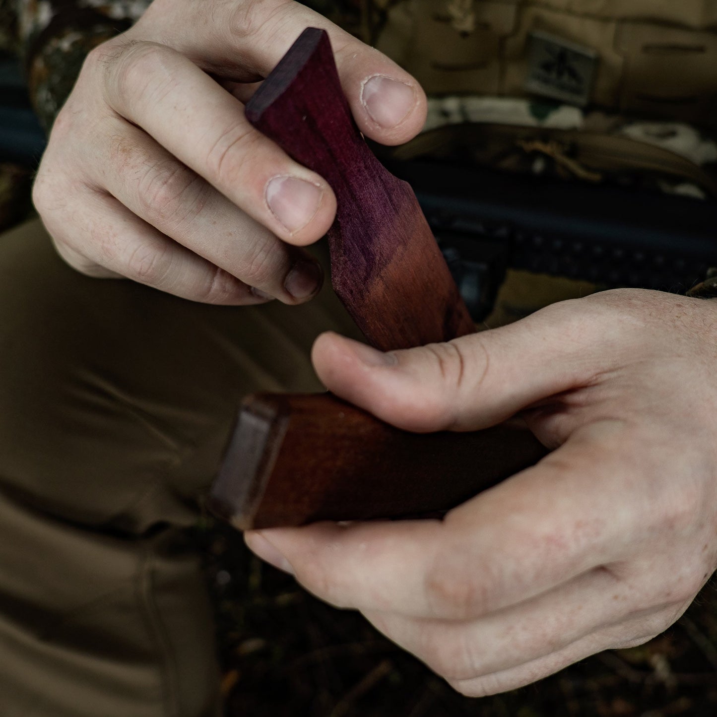First Lite MeatEater x Phelps Purpleheart/Sapele Box Call